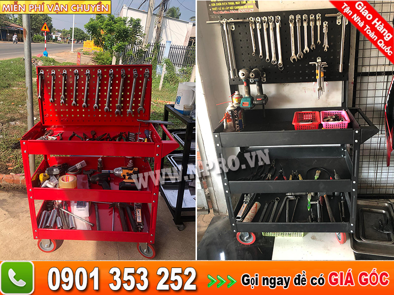 Xe đẩy đồ nghề 