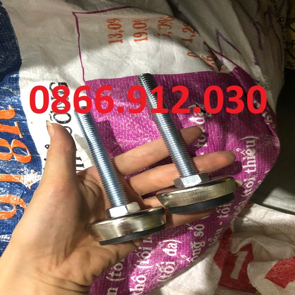 Chân tăng chỉnh đế nhựa M8 giải pháp cân bằng 