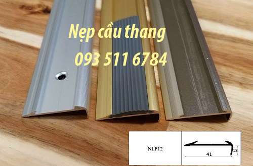 Nẹp T inox nẹp góc bo tròn nẹp cầu thang chống trượt