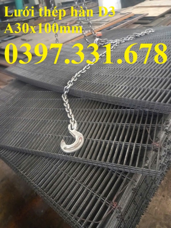 Nơi sản xuất lưới thép hàn phi 3 ô 20x100mm hàng sẵn kho