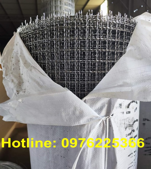 Lưới inox 304 ô 10x10, lưới đan inox 304 ô 10x10