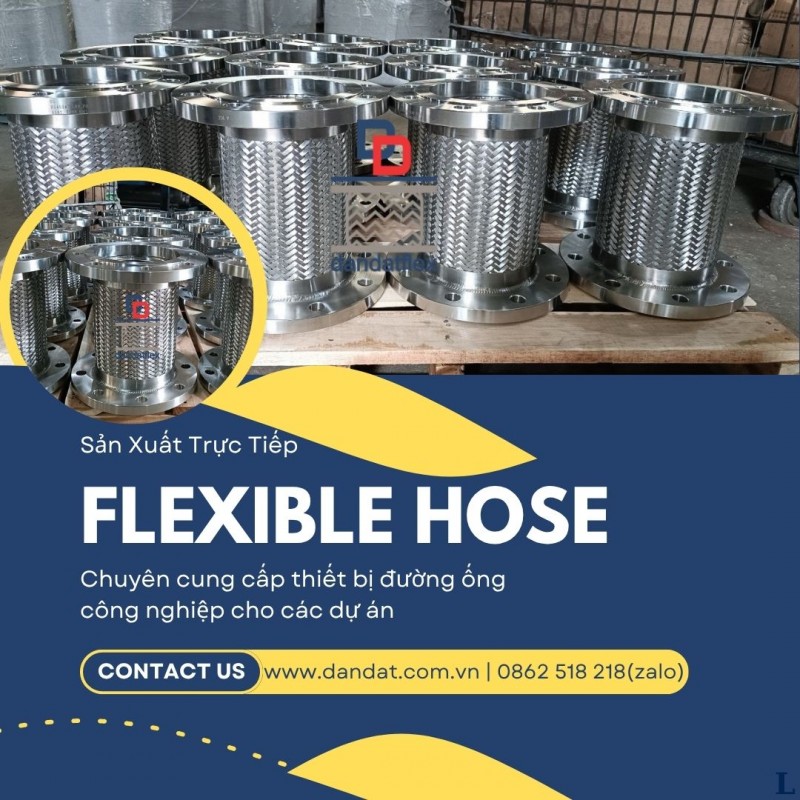 Khop noi mem, khớp nối chống rung, khớp nối mềm mặt bích, nối mềm inox