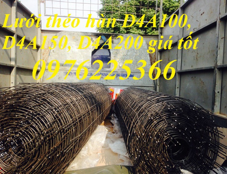 Lưới thép hàn ô vuông 100x100 đổ sàn 