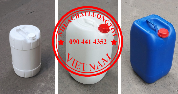 Can nhựa 10 lít đựng vi sinh, sản xuất can nhựa 20 lít đựng dầu nhờn