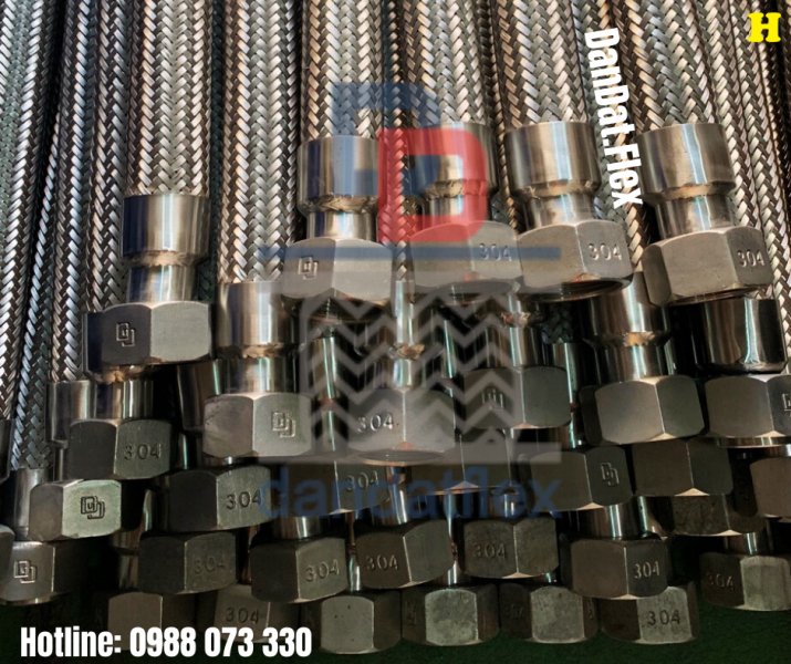 Ống Mềm Inox 316, Ống Mềm Inox 304, Ống Mềm Dẫn Hơi Chịu Nhiệt, Ống Nối Mềm Kim Loại