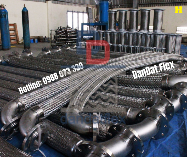 Ống Mềm Inox 316, Ống Mềm Inox 304, Ống Mềm Dẫn Hơi Chịu Nhiệt, Ống Nối Mềm Kim Loại