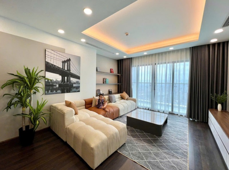 Căn Góc 127m² - 3PN, Nội Thất Đẹp Ở Ngay, BC Đông Nam – BIG Tower Phạm Hùng