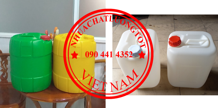 Can 10 lít đựng hóa chất chăn nuôi, can 20 lít đựng hóa chất y tế 