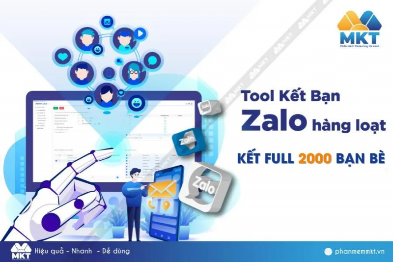 Hướng dẫn kết bạn Zalo tự động chuẩn tệp – Mới update 2025