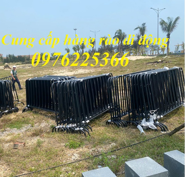 Hàng rào di động kiểm soát lối đi khổ 1.2m x 2m