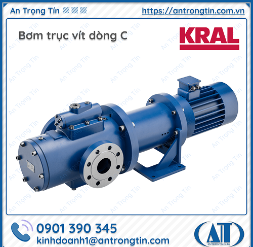 Giải Pháp Bơm Trục Vít KRAL (K, L, C) Chính Hãng – Tiết Kiệm Chi Phí Tối Đa.