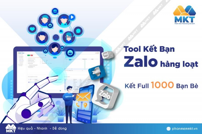 Kết bạn Zalo hàng loạt nhanh chóng bằng tool miễn phí 2025