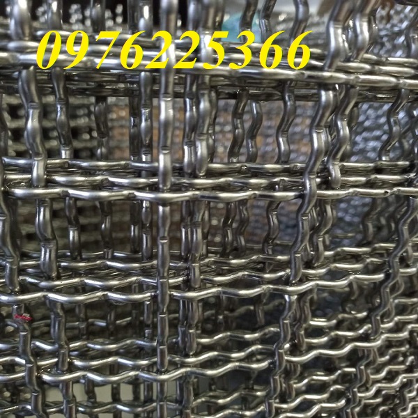 Lưới đan inox ô 5mm, lưới inox đan ô 10mm