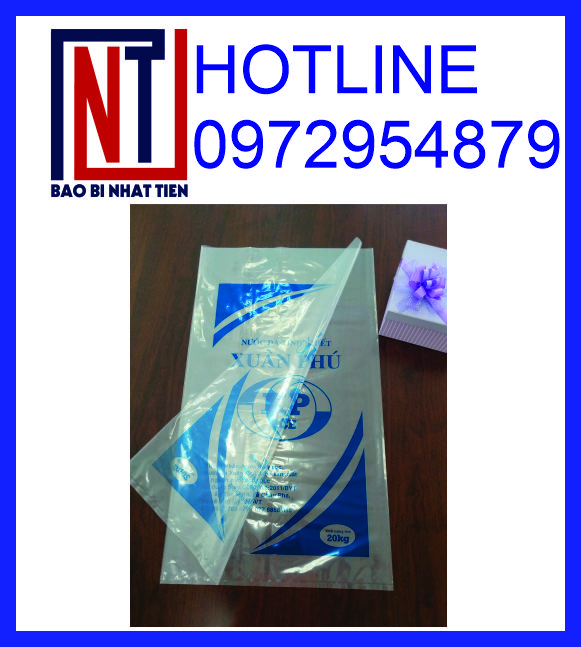 Túi PE đựng nước đá, cung cấp túi nilon đựng nước đá