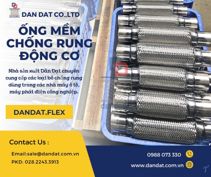 Bô chống rung inox/ Ống bô xả inox/ Khớp nối ống xả mềm/ Ống xả mềm lò xo