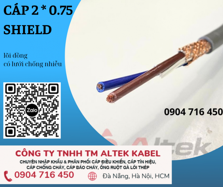Cáp DVVS 2x0.75 tại Đà Nẵng, Hà Nội, Sài Gòn