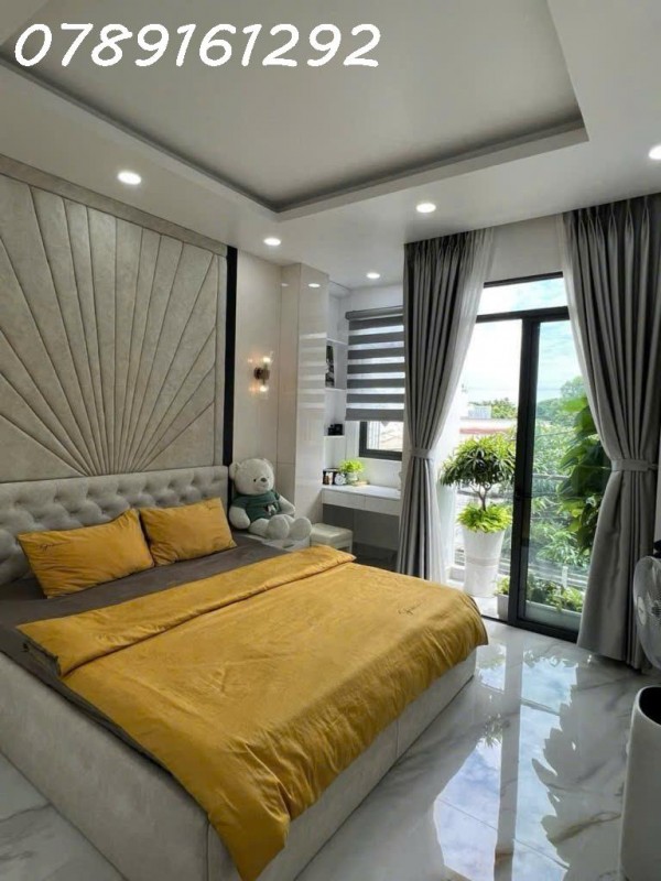 HẺM XE HƠI - NƠ TRANG LONG - P13 - 60M2 - 4 TẦNG - 4PN - SỔ VUÔNG - HOÀN CÔNG - TẶNG NỘI THẤT - 
