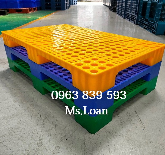 Pallet nhựa PL04LS kê thực phẩm kho lạnh / 0963 839 593 Ms.Loan