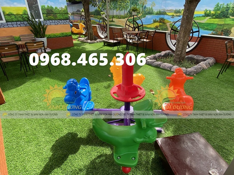 Đu quay 4 con giống trẻ em hàng nhập khẩu