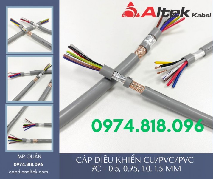 Cáp Điều Khiển 7 Lõi Altek Kabel – RVV & RVV