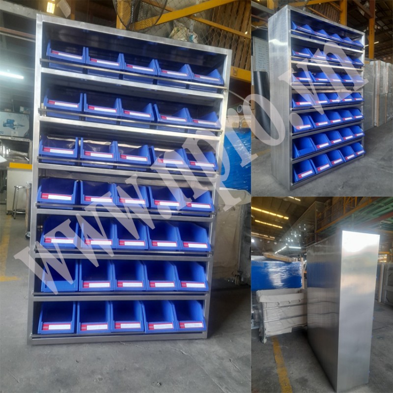 Tủ đựng linh kiện, kệ để khay linh kiên cơ khí