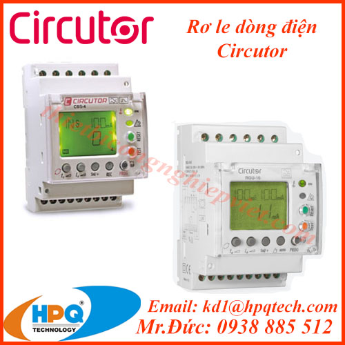 Máy phân tích công suất Circutor - Rơ le dòng điện Circutor