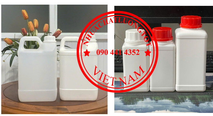 Chuyên sx can nhựa 5 lít tại xưởng, can nhựa 2 lít giá thấp nhất thị trường 