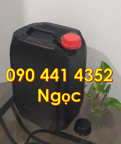 CAN HDPE ĐỰNG HÓA CHẤT CÔNG NGHIỆP ĐẬM ĐẶC: axit, kiềm, dung môi 