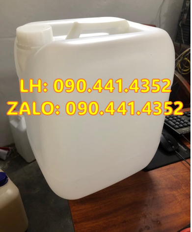 CAN HDPE ĐỰNG HÓA CHẤT CÔNG NGHIỆP ĐẬM ĐẶC: axit, kiềm, dung môi 
