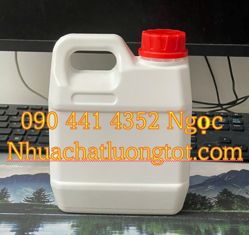 CAN HDPE 500ml ĐỰNG Axit loãng, dung dịch chuẩn, thuốc thử hóa học