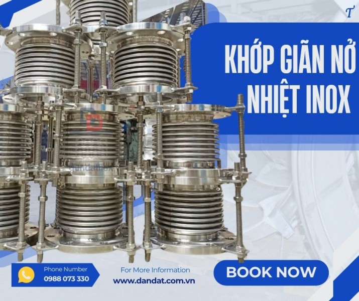 Khớp giãn nở inox/ Khớp nối giãn nở nhiệt/ Bù trừ giãn nở nhiệt/ Bù giãn nở đường hơi
