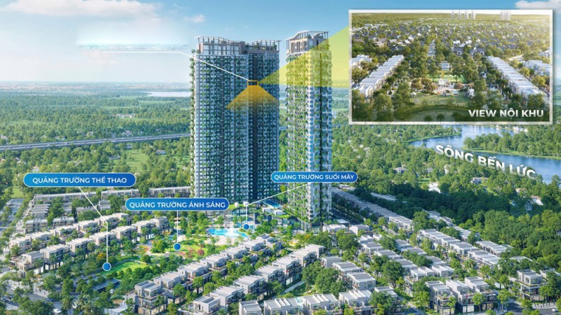 Căn hộ 2PN Sky Retreat Eco Retreat giá gốc CĐT 3,9 tỷ (gồm VAT+KPBT), view biệt thự đảo