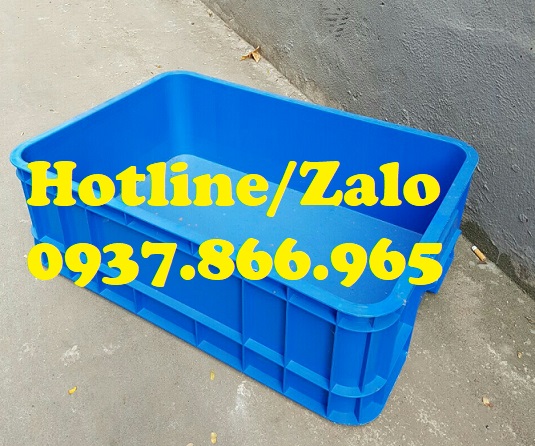 Thùng nhựa nguyên sinh B1, thùng đặc có nắp, khay cơ khí, khay nhựa bít