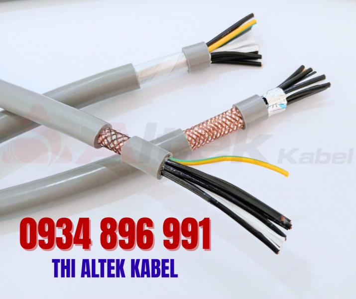 Cáp điều khiển 10 lõi 10×0.5mm/10×0.75mm/10×1.0mm/10×1.5