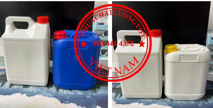 Can nhựa 5 lít, bán can nhựa hoá chất dày 5 lít 