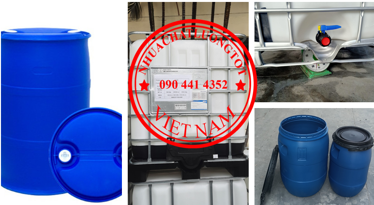 Sỉ lẻ thùng phuy nhựa 220 lít, thùng nhựa 200 lít nắp hở, vỏ thùng phuy nhựa 120 lít đựng axit 