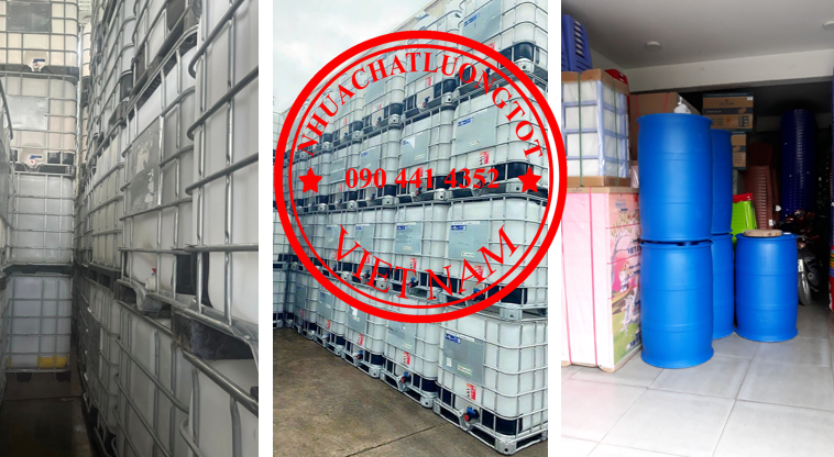 Thùng phuy HDPE 220 lít, bán thùng phuy nhựa 220 lít đựng hóa chất 