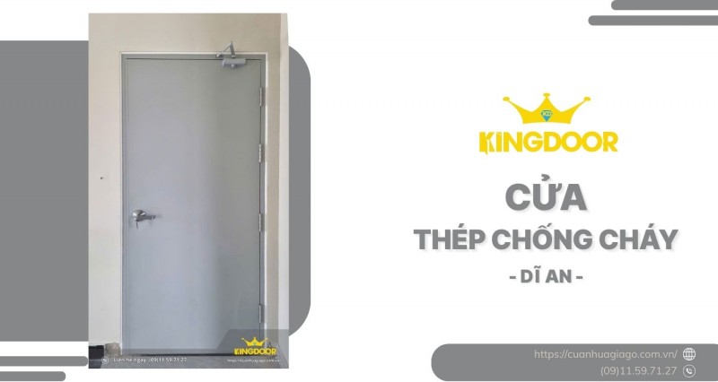 Cửa Chống Cháy Tại Dĩ An | EI70 - EI90 Đảm Bảo PCCC