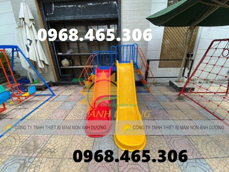 Cầu trượt trẻ em mầm non, cầu trượt trẻ em ngoài trời