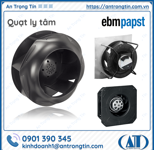 Quạt Ebmpapst: Vận hành bền bỉ 24/7, không lo gián đoạn.