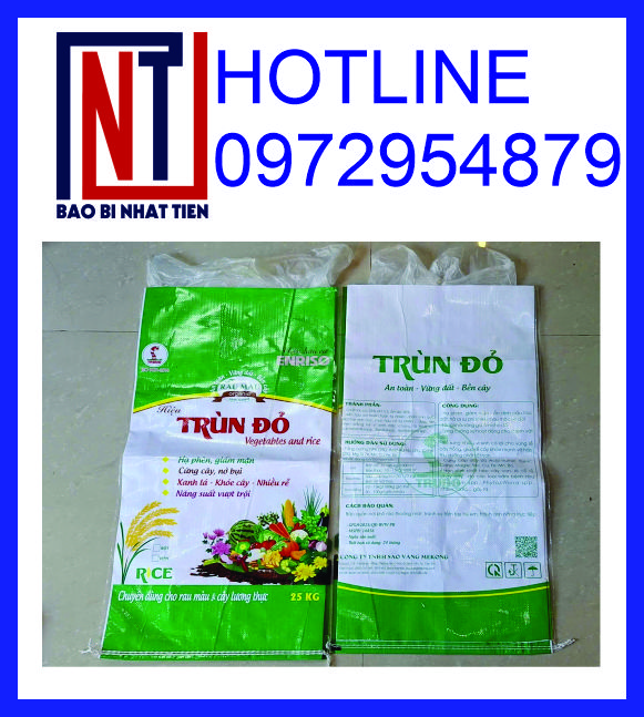 Cung cấp bao bì PP dệt, bao PP dệt ghép màng in ống đồng