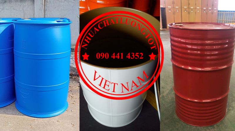 Chuyên thùng phuy sắt đựng hóa chất 220 lít giá tận xưởng 