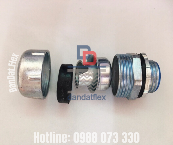 Đầu nối ống ruột gà lõi thép và ống luồn dây điện, Đầu nối kín nước, Phụ kiện ống ruột gà