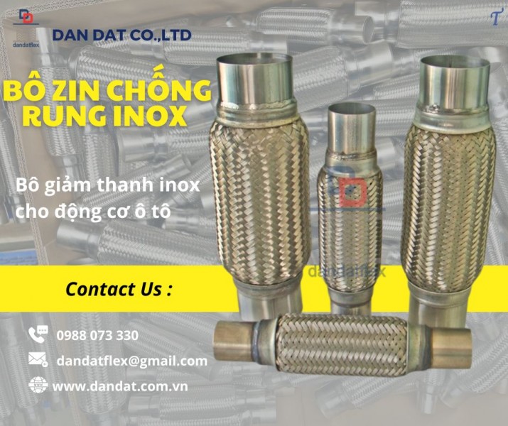 Bô chống rung/ Ống bô giảm chấn/ Ống xả cho máy công nghiệp/ Pô nhún ô tô