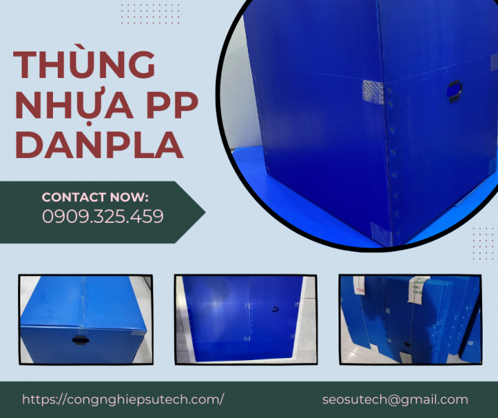 Giải pháp đóng gói hàng hóa thùng nhựa pp danpla