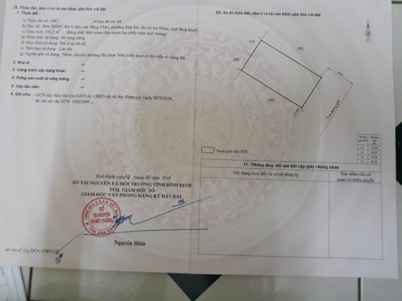 CHÍNH CHỦ CẦN BÁN Đất Tại Khu QHDC đội 4, Khu vực Bằng Châu, P. Đập Đá, An Nhơn, Bình Định (cũ)