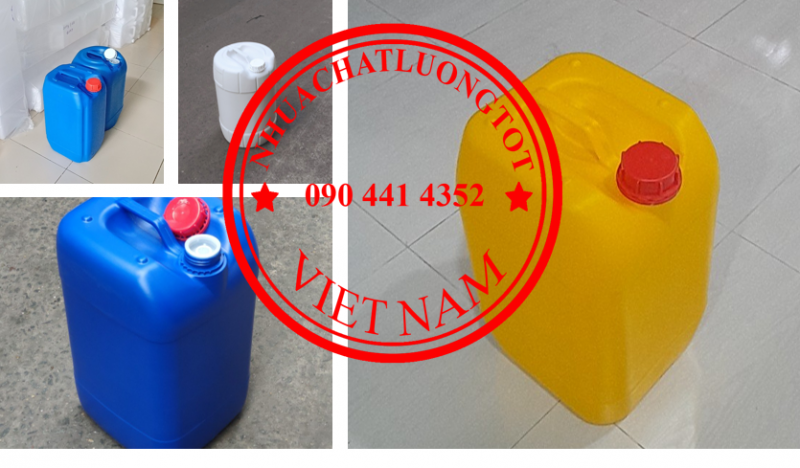 Can nhựa đựng gel , cồn, hồ , chất tẩy rửa mạnh dung tích 10 lít, 20 lít, 25 lít, 30 lít