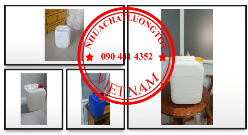 Can nhựa đựng gel , cồn, hồ , chất tẩy rửa mạnh dung tích 10 lít, 20 lít, 25 lít, 30 lít