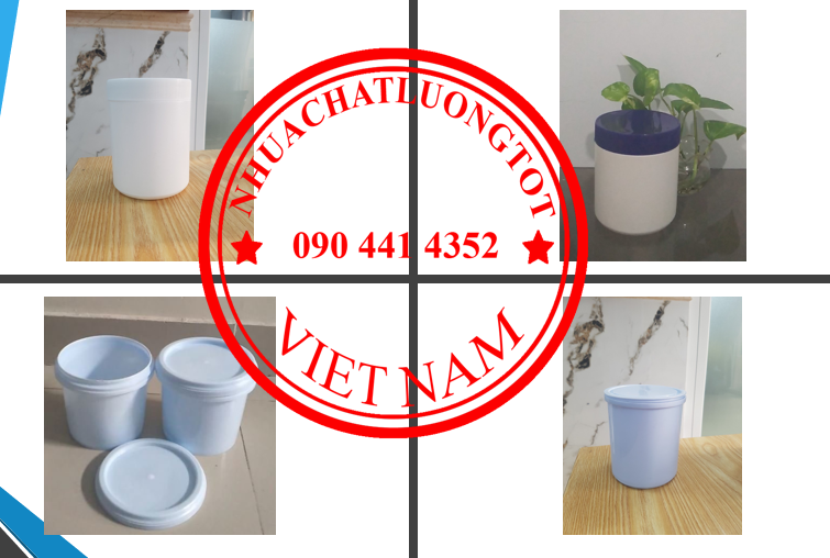 Hủ nhựa 50 gam đựng kem trộn, hủ nhựa 100gr đựng kem dưỡng da, hộp nhựa 250gr đựng bột sơn