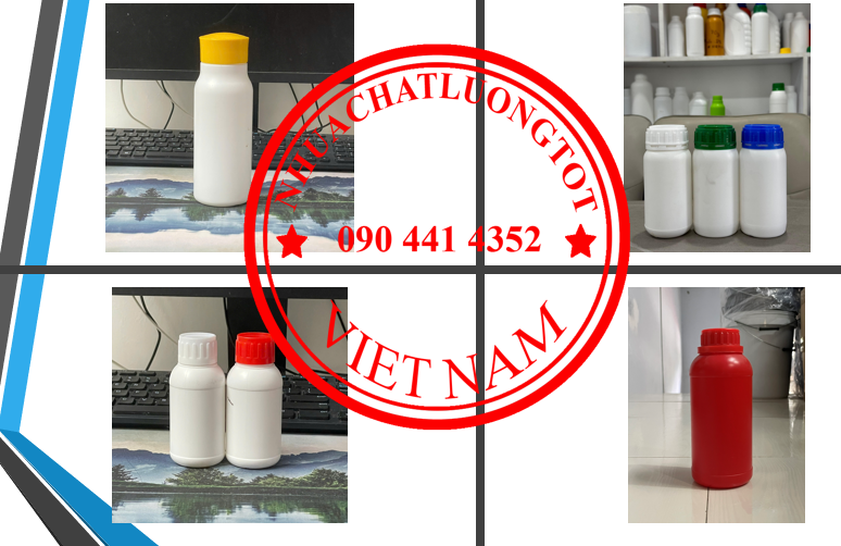 Chai nhựa 50ml đựng mẫu, chai đựng hóa chất lỏng 100ml, vỏ chai nhựa 250ml đựng thuốc trừ sâu 